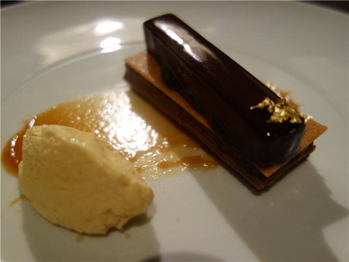 chocolate and hazelnut dessert
